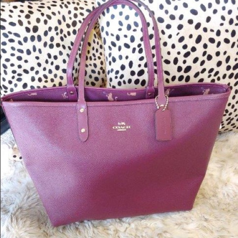 Authentic Coach Party Cat Tote